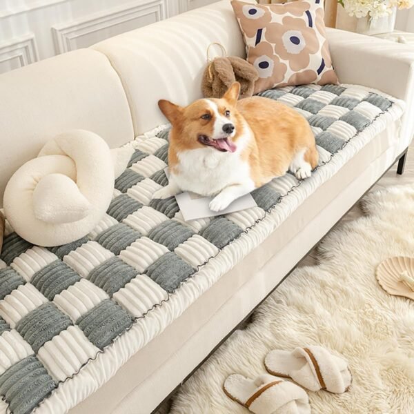 Plush Pet Friendly Window Seat Cushion Mat