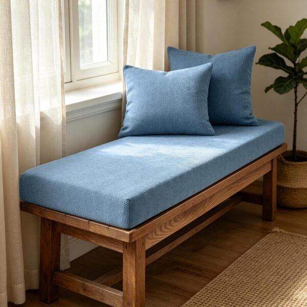 Striped Soft Indoor Furniture Bench Cushion