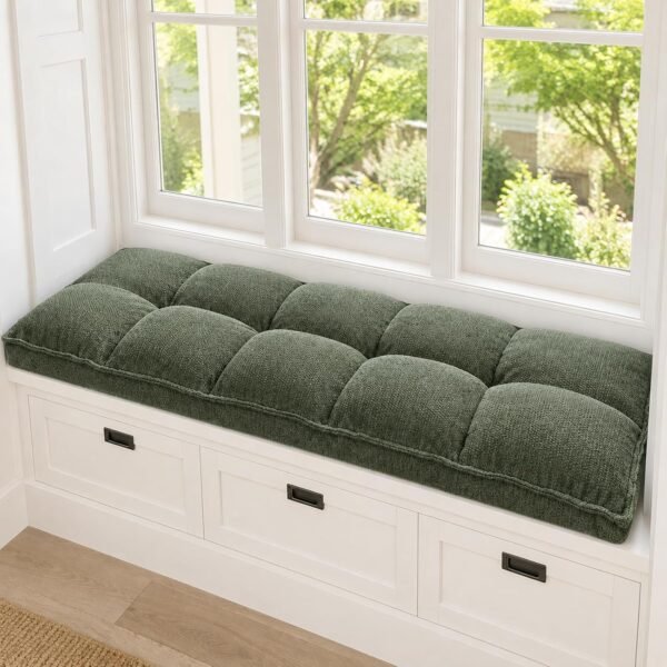 Tufted Soft Foam Indoor Bench Cushion
