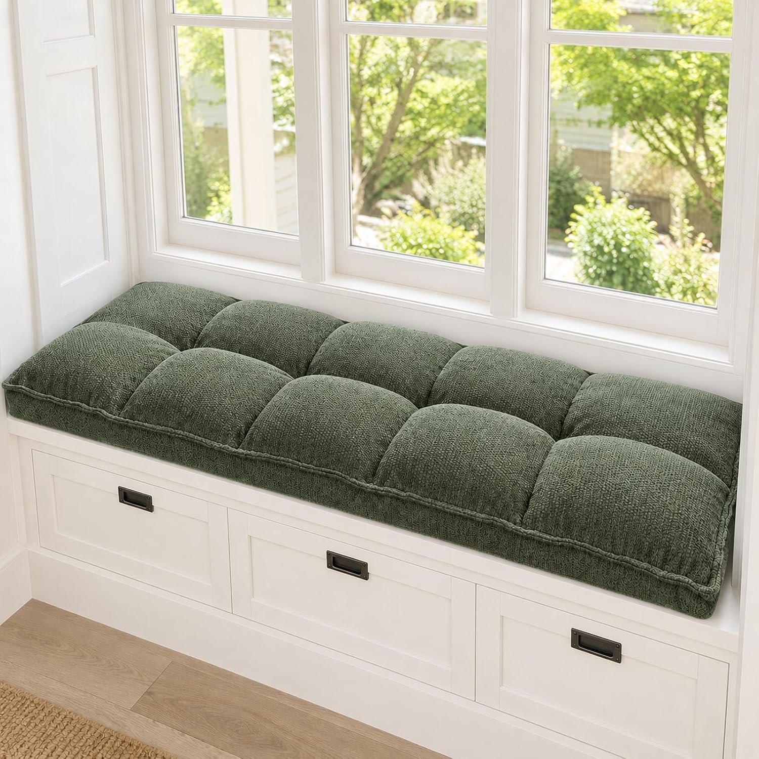 Tufted Soft Foam Indoor Bench Cushion